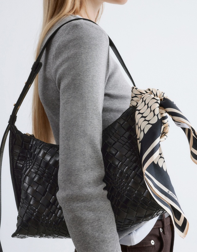 & Other Stories - Interwoven Leather Crossbody Bag