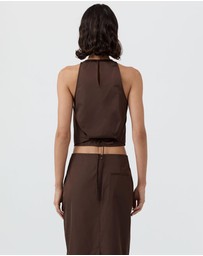 St. Agni - Paper Taffeta Cocoon Top