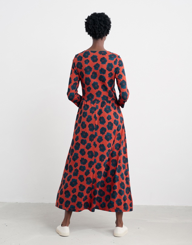 Seasalt - Seasalt Cornwall Red Emily Waisted Dress