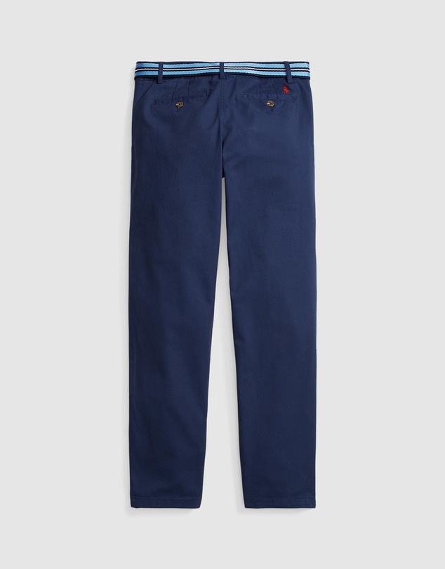 Polo Ralph Lauren - Belted Slim Fit Stretch Twill Pants - Teens - The Iconic Exclusive