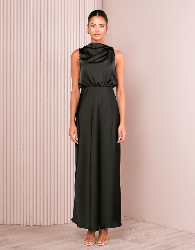 Azzurielle - Darsha Blouson Maxi Dress