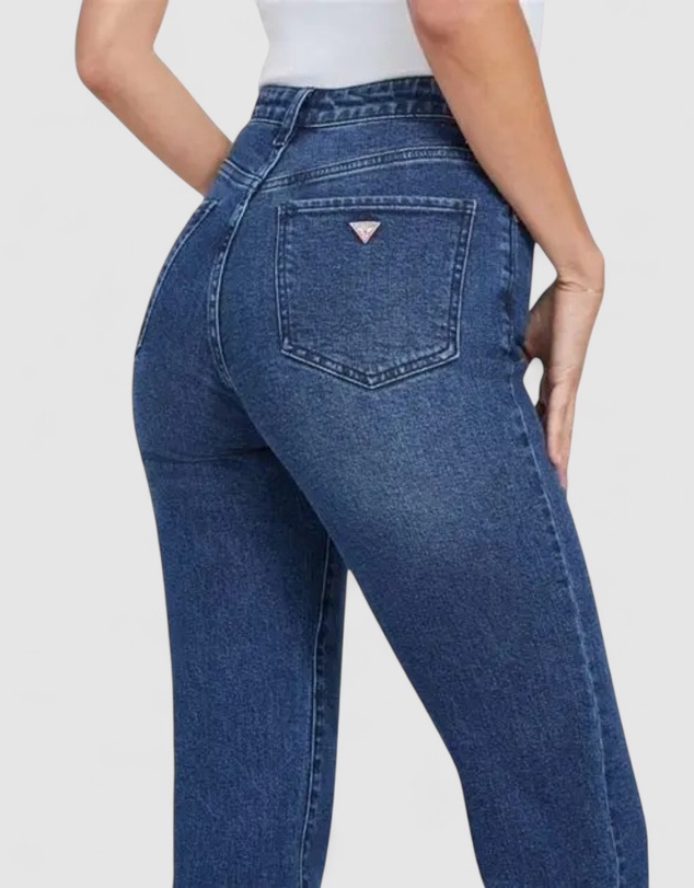 GUESS - Jeannie High-Rise Straight Jeans