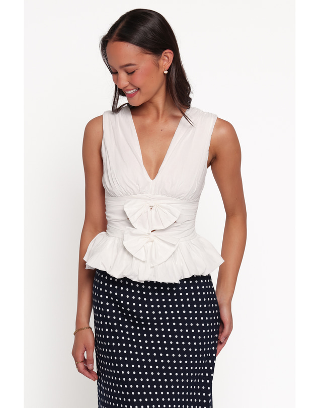 Petal & Pup - Bitsy Top - White