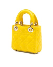 Pre-Loved by Azura Reborn - Pre-Loved Micro Lambskin Cannage Lady Dior