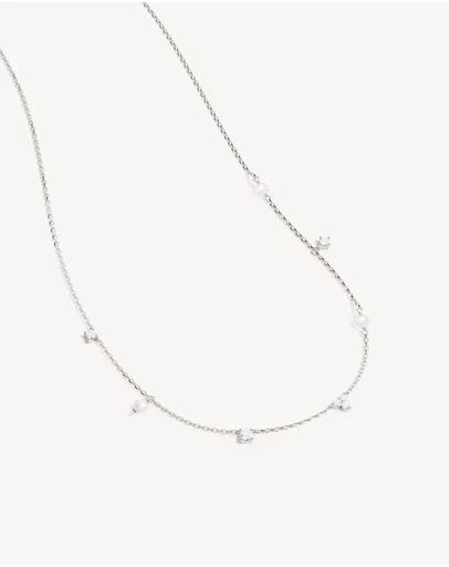 By Charlotte - Moonlit Bloom Pearl Choker