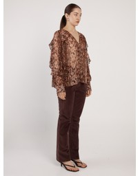Fate + Becker - Odette Ruffle Blouse
