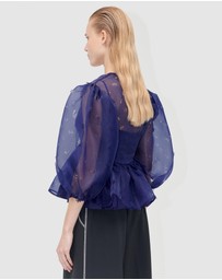 Stine Goya - Organza, LS Bow Top