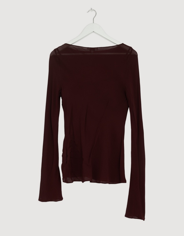 Revibe - Repaired Minima Esenciales Olen Sheer Layered Top - AU 12