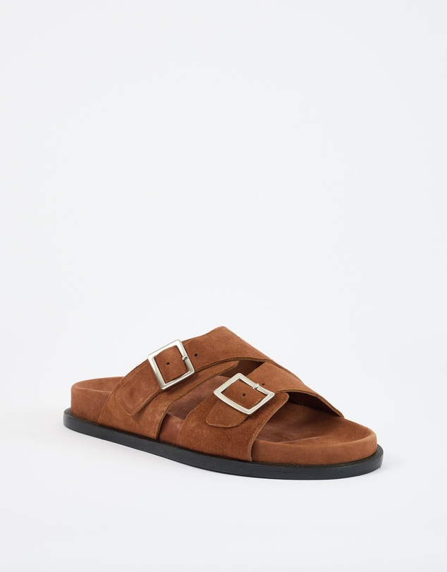 Sol Sana - Sato Footbed Cocoa Suede