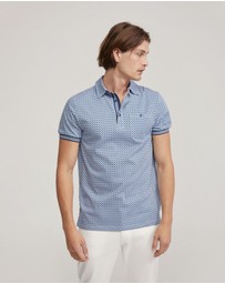 Oxford - Milo Cotton Jersey Printed Polo
