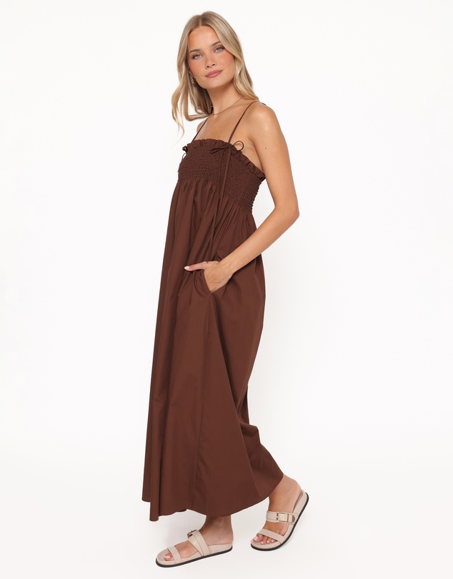 Petal & Pup - Josie Maxi Dress - Brown