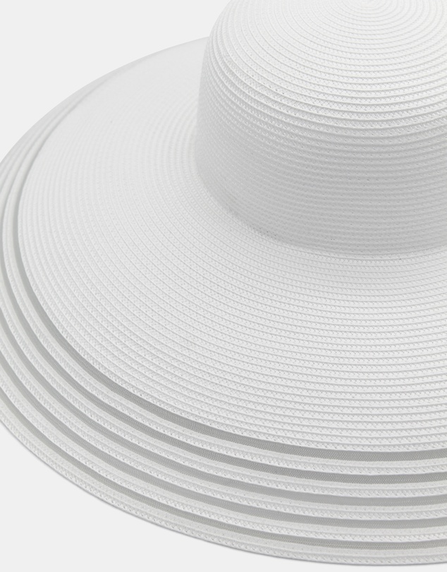 Morgan & Taylor - Rhoda Racewear Droop Hat in White