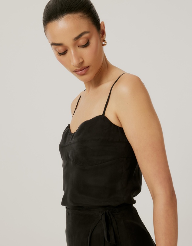 Calli - Jen Cupro Top