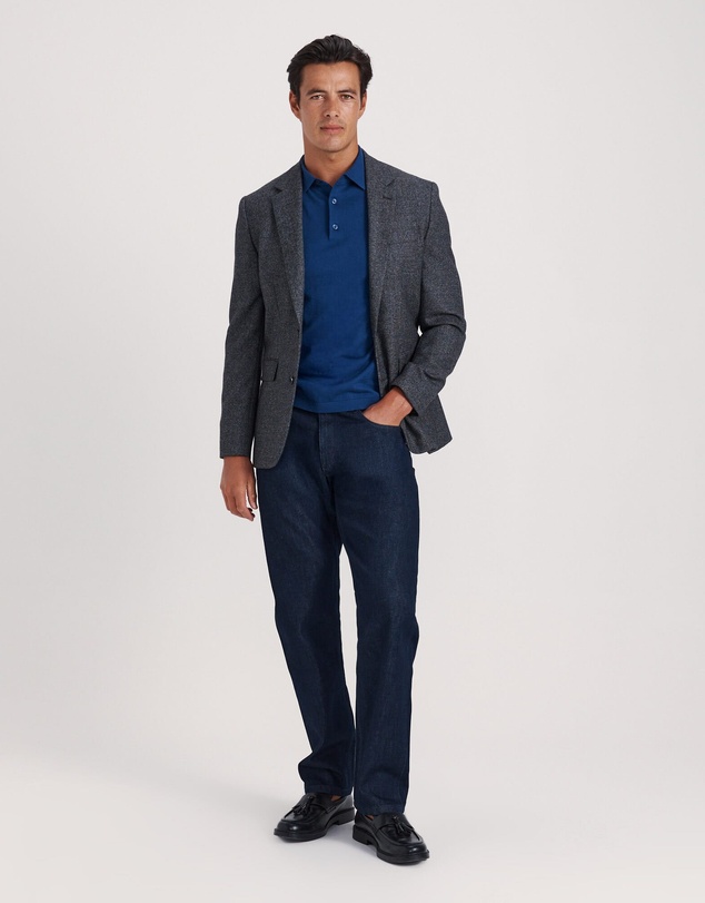 SABA - Marone Cotton Knit Polo
