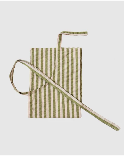 Mosey Me - Pistachio Seersucker Apron