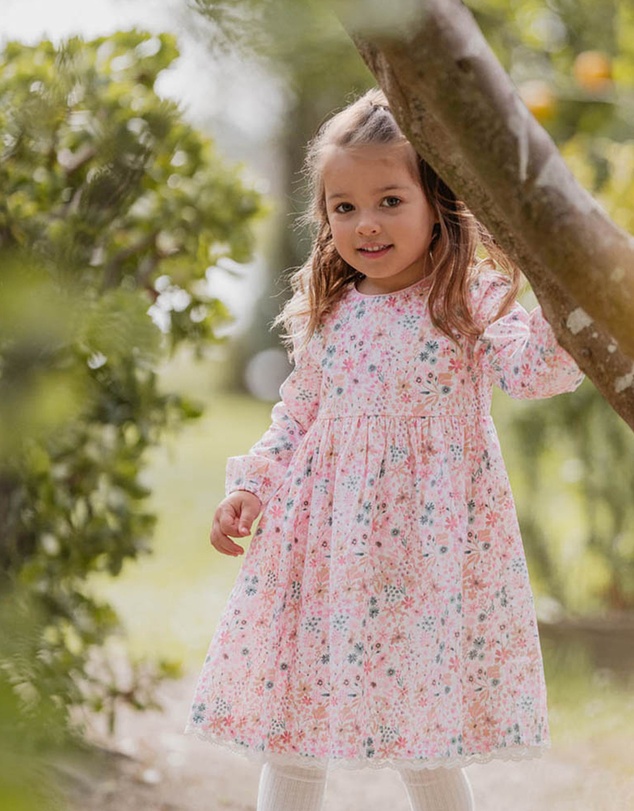 Bebe by Minihaha - Fern Floral Organic Dress - Kids