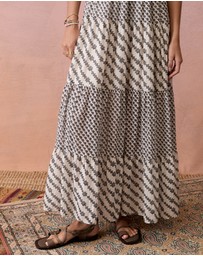 BOTEH - Levante Shirred Maxi Dress