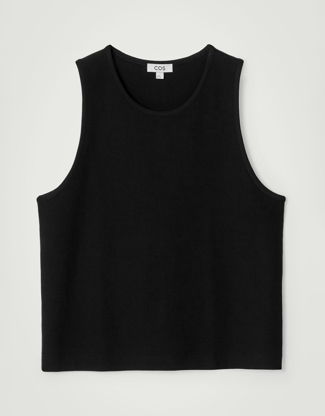 COS - Textured Cotton Jersey Vest