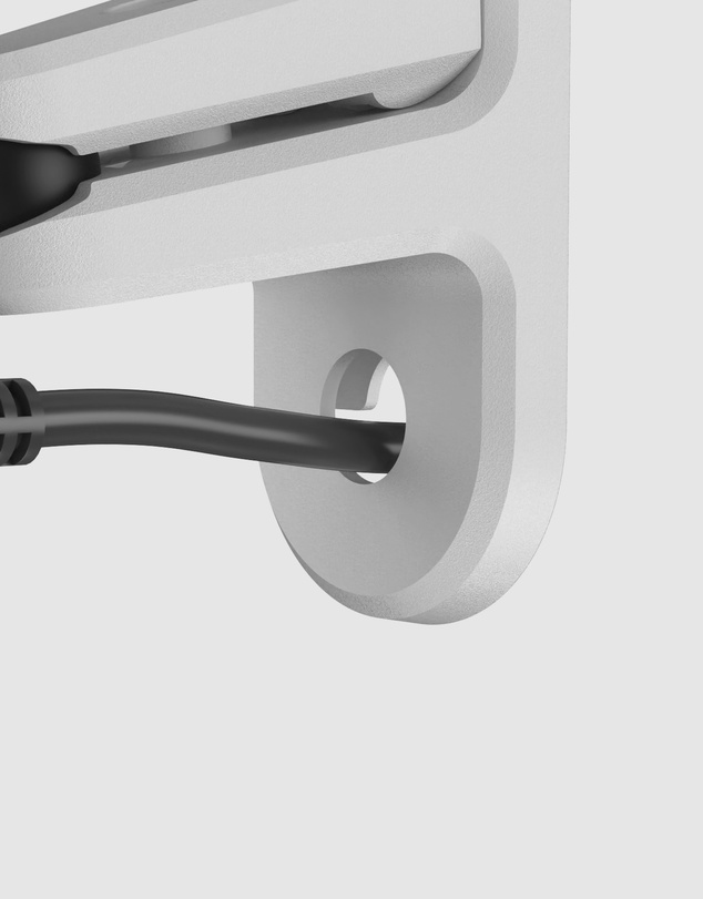 iWorld - Kanto SPW3 Universal Satellite Speaker Wall Mount Bracket - White, Pair