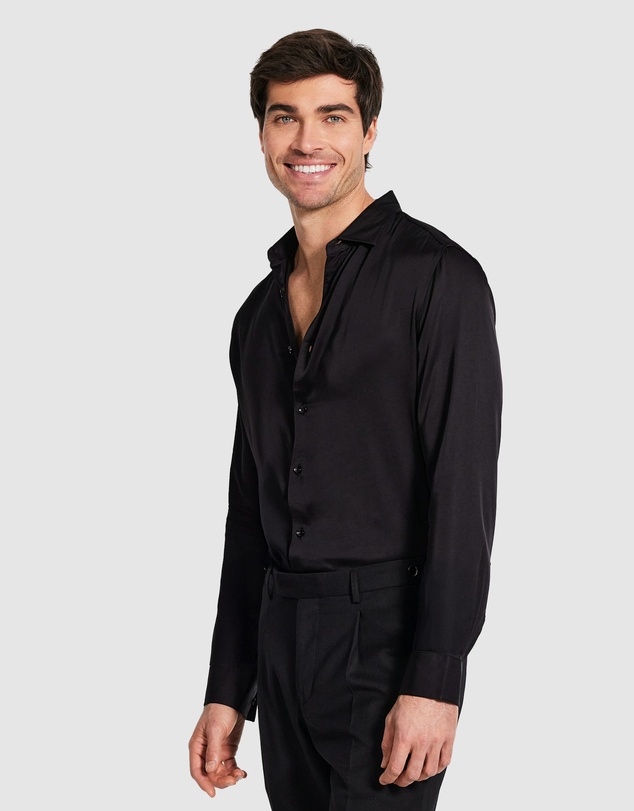 Tarocash - Titanium Viscose Shirt