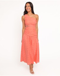 Petal & Pup - Corinne Maxi Dress - Coral