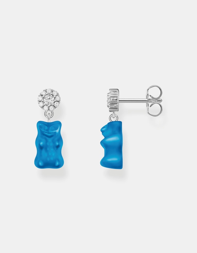 THOMAS SABO - THOMAS SABO Ear Studs with Blue Goldbears