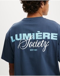 Cotton On - Box Fit Text T-Shirt