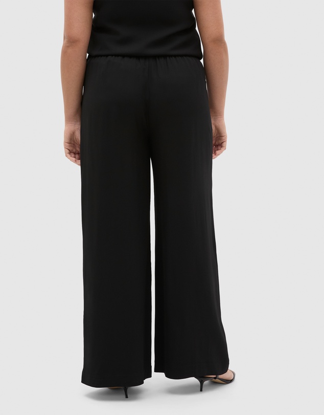 Seed Heritage - Satin Back Wide Leg Pant