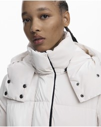 Desigual - Long padded puffer jacket