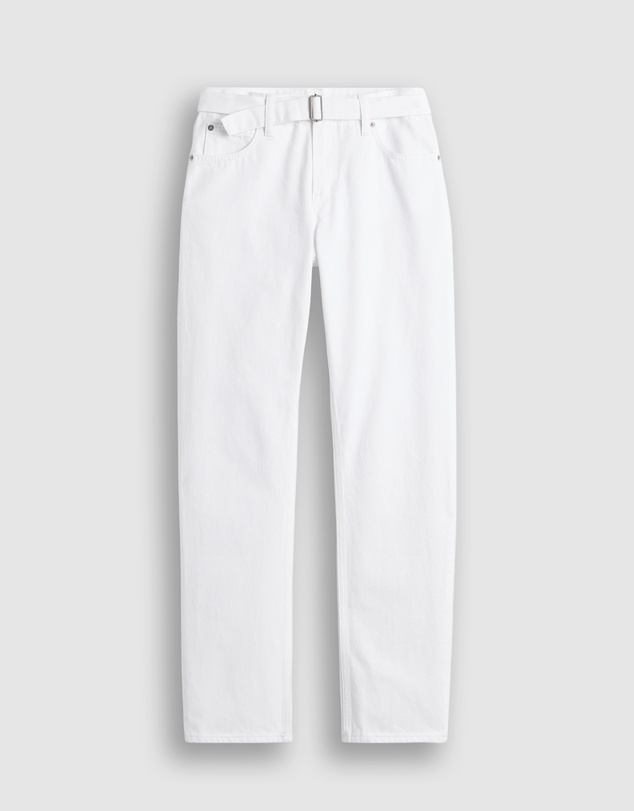 GAP - Mid Rise Straight Taper Belt Jeans