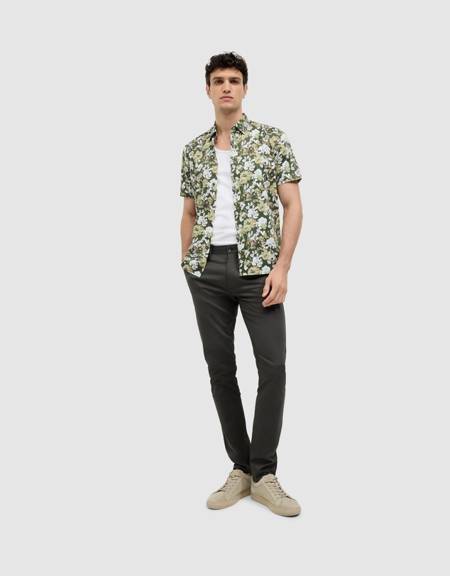 Politix - Painted Floral Short Sleeve Shirt