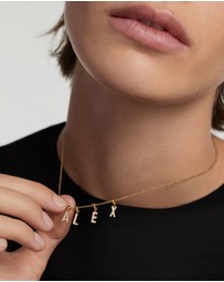 PDPAOLA - Charm Necklace Letter Charm