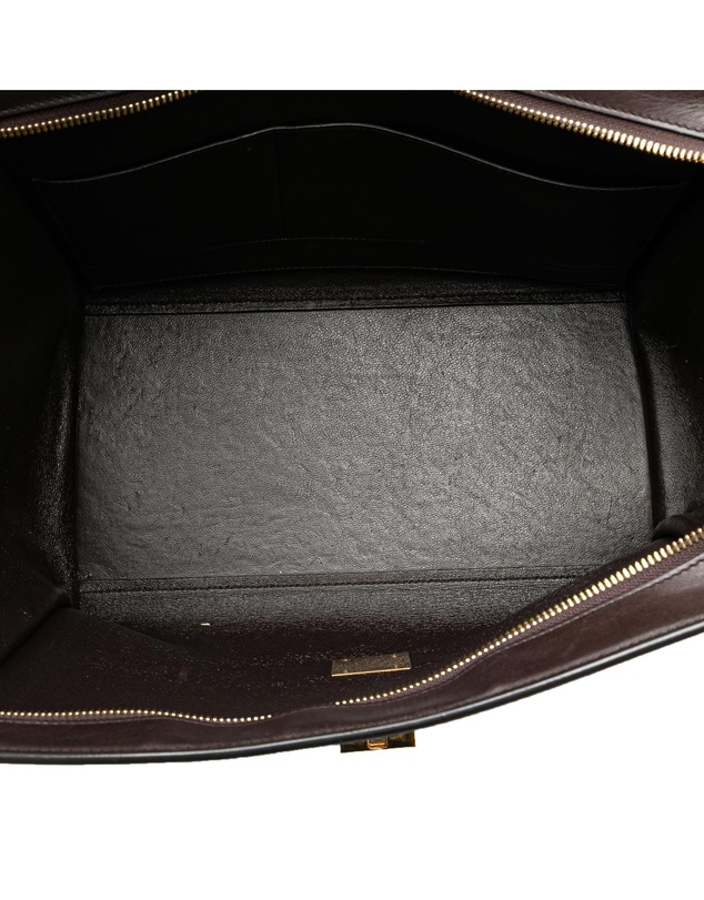 Pre-Loved by Azura Reborn - Pre-Loved Medium Tricolor Leather Trapeze Satchel
