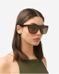 Hawkers Co - Hawkers - Runway - camel smoky black  Sunglasses for Men and Women UV400