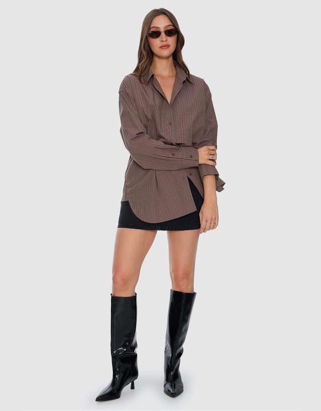Thrills - Brentwood Stripe Oversized Shirt