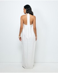 AERE - Dovie Linen Maxi Dress