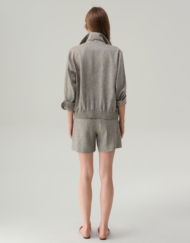 IDA+S - Penelope High Waisted Linen Shorts