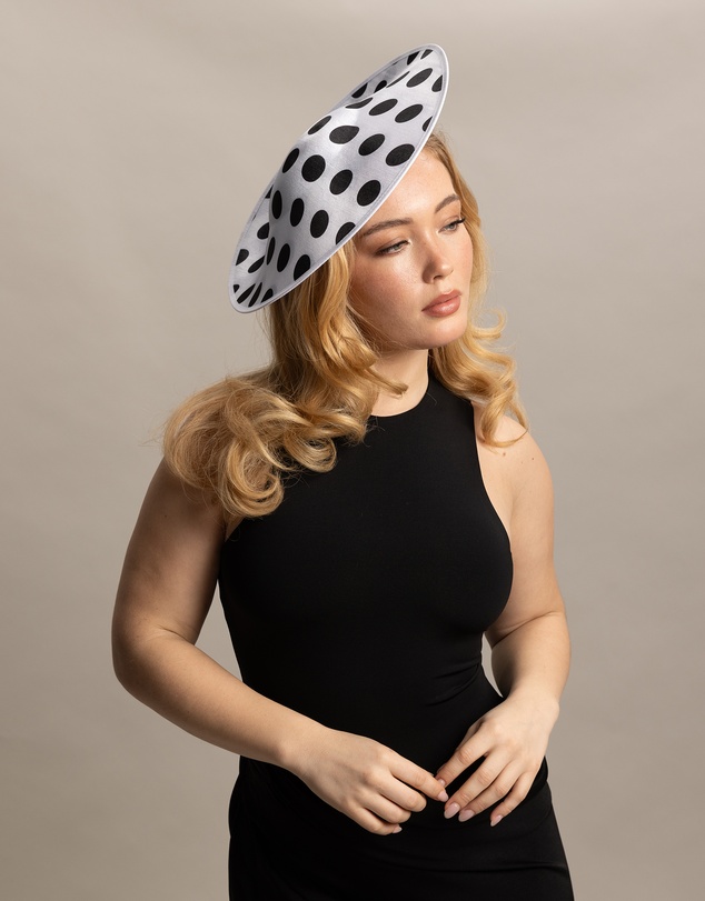 Morgan & Taylor - Lucille Plate Fascinator in White