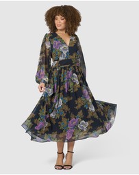 Pink Dusk by Curve Project - Higher Love Midi Dress