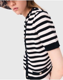 Maje - Mistripes Cardigan