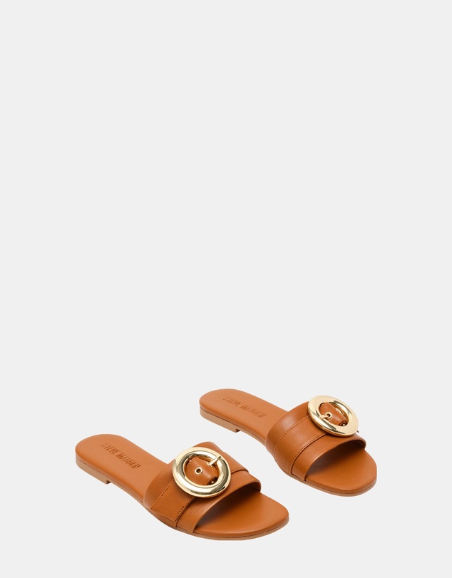 Steve Madden - Marta Tan Leather Sandals