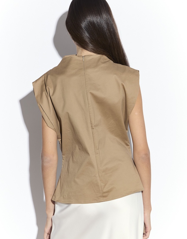 Glamorous - Sleeveless Belted Top