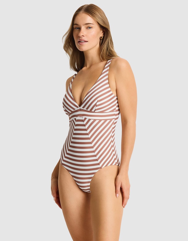 Sea Level Australia - Amour Scoop Back Panel Line One Piece