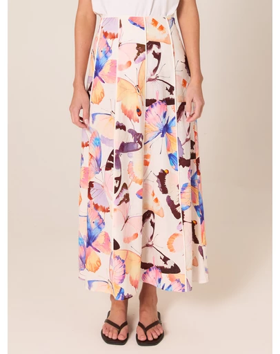 Fate + Becker - Mariposa Print Maxi Skirt