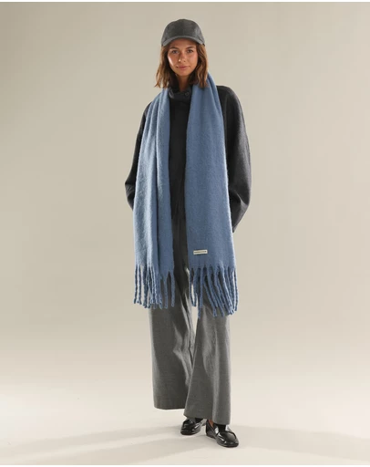 Morgan & Taylor - Ella Woven Scarf in Blue