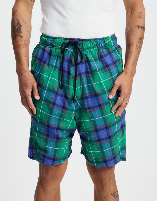 Surrounded By Ghosts - The Obsidian Cotton Drawstring Shorts