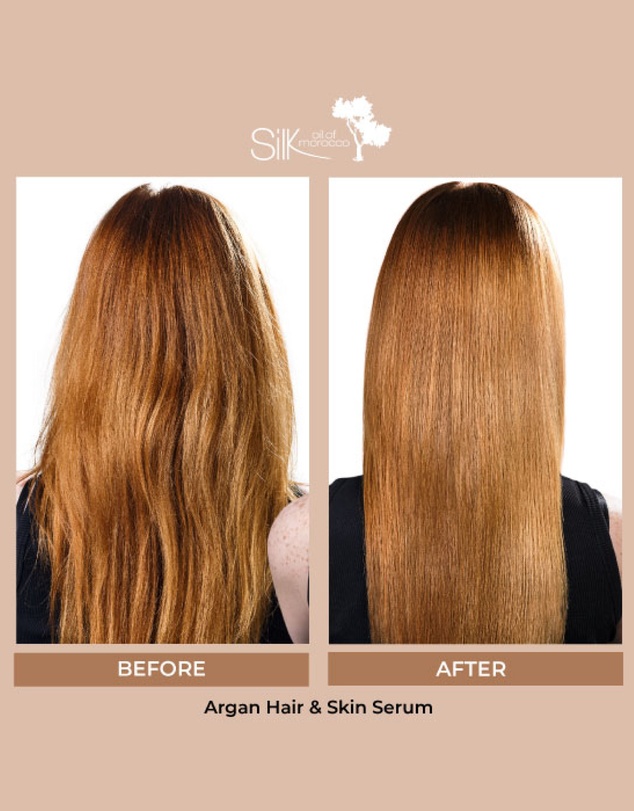 Silk Oil of Morocco - Argan Hair and Skin Treatment - Sweet Honey - 125ml