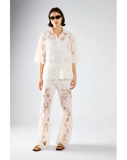 Glamorous - High Waisted Flared Trousers