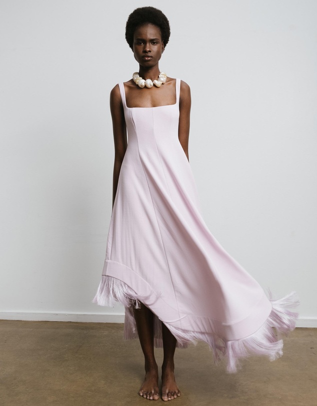 Clea - Emine Fringe Hem Dress