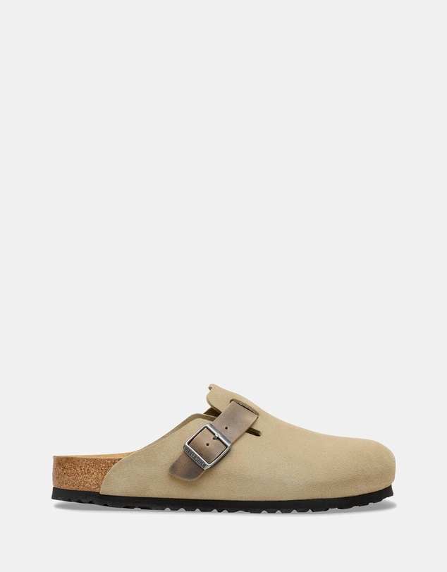 Birkenstock - Boston Oiled Suede Leather Regular Shoes - Unisex